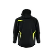 SARA COMFORT WINTER BÉLELT SOFTSHELL HOSSZÚ KABÁT FEKETE - SÁRGA