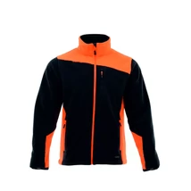 SARA COMFORT PLUS POLÁR PULÓVER FEKETE - NARANCS