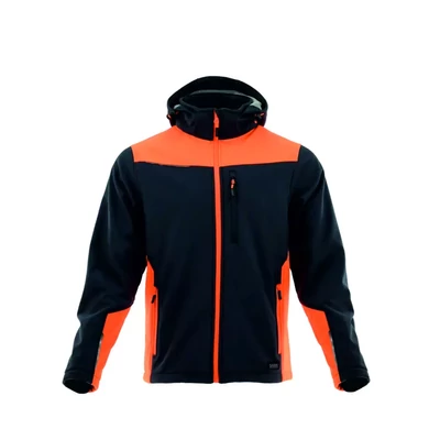 SARA COMFORT PLUS SOFTSHELL KABÁT S.SZÜRKE - NARANCS