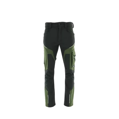 SARA COMFORT WINTER BÉLELT SOFTSHELL DERÉKNADRÁG FEKETE - ZÖLD